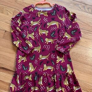 Winter Water Factory 8 cheetah dress VGUC